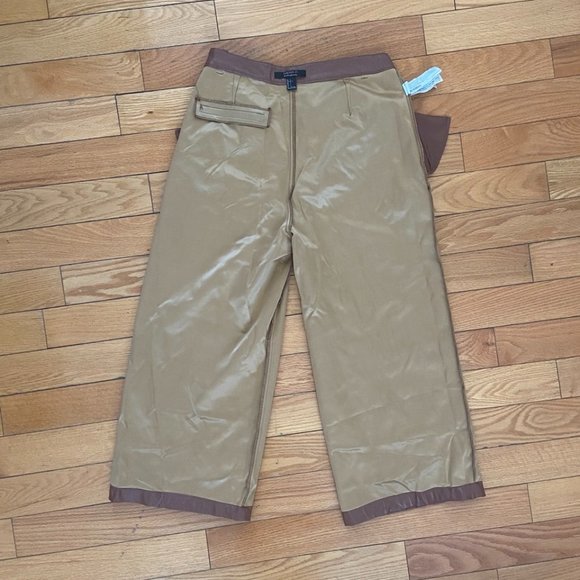 Brown Faux Leather Pants - Picture 5 of 10